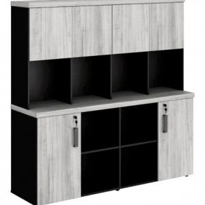 Armário Estante 6 Portas Grigio