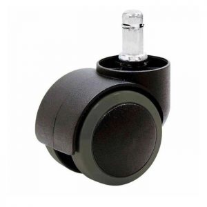 Kit Rodizio Pu Com 5 Unidades 50mm Preto