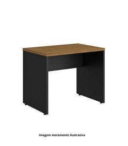 Mesa Reta Escritório 1,20x60cm tampo de 40mm