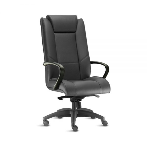 Cadeira Giratório Presidente New Onix - Base Preta