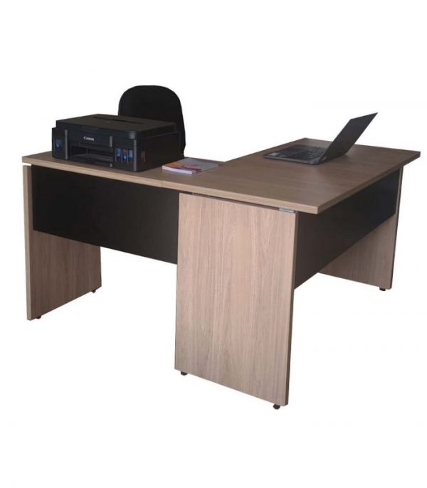 Mesa em L Itapuã/Preto 1,30X1,30X73cm - Imagem 3