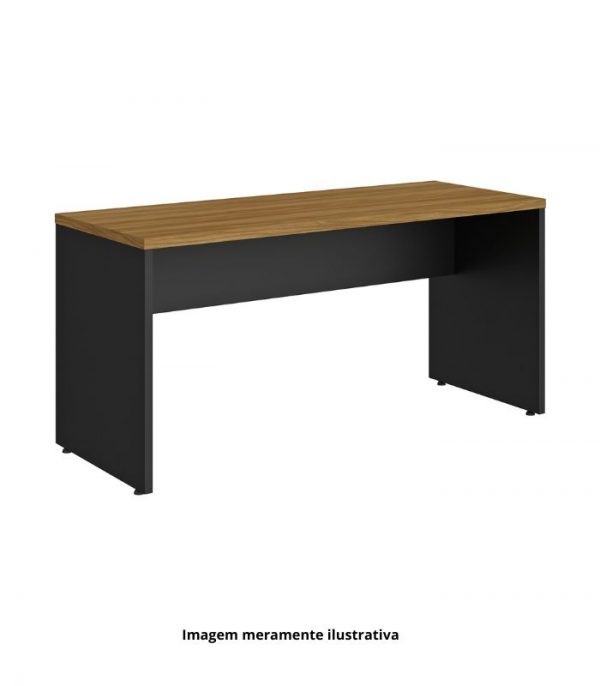 Mesa Reta  1700X700 Teca Grandis/Preto