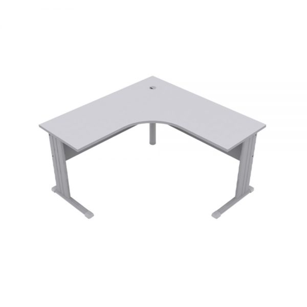 Mesa Angular Diretor 1,40x1,20cm Pé de Ferro